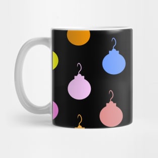 Colorful christmas lights bulbs pattern decoration Mug